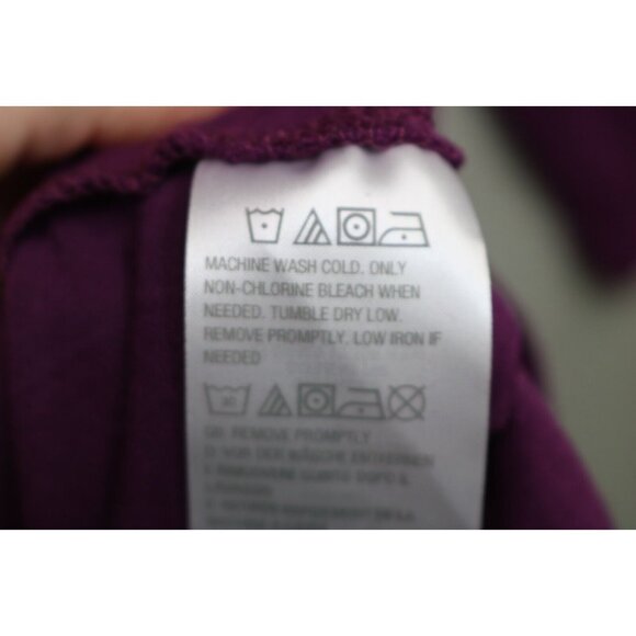 LOGO by Lori Goldstein 3/4 Sleeve Purple Tunic-Pockets-Size 1X - Picture 7 of 11
